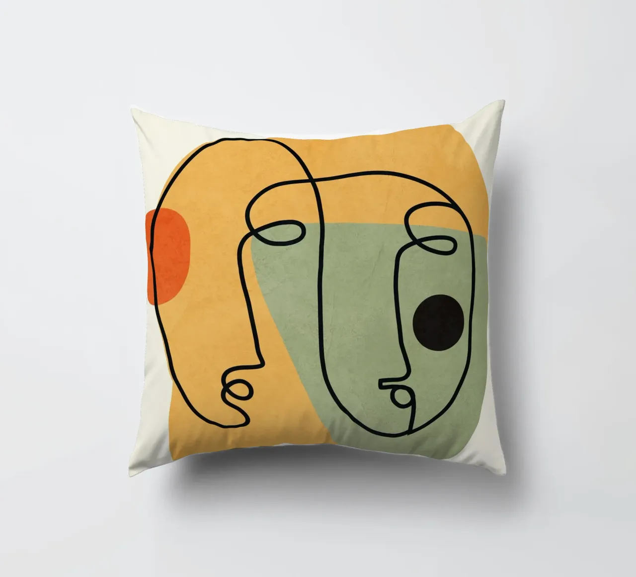 Abstract Faces 13 cuscino da cityart