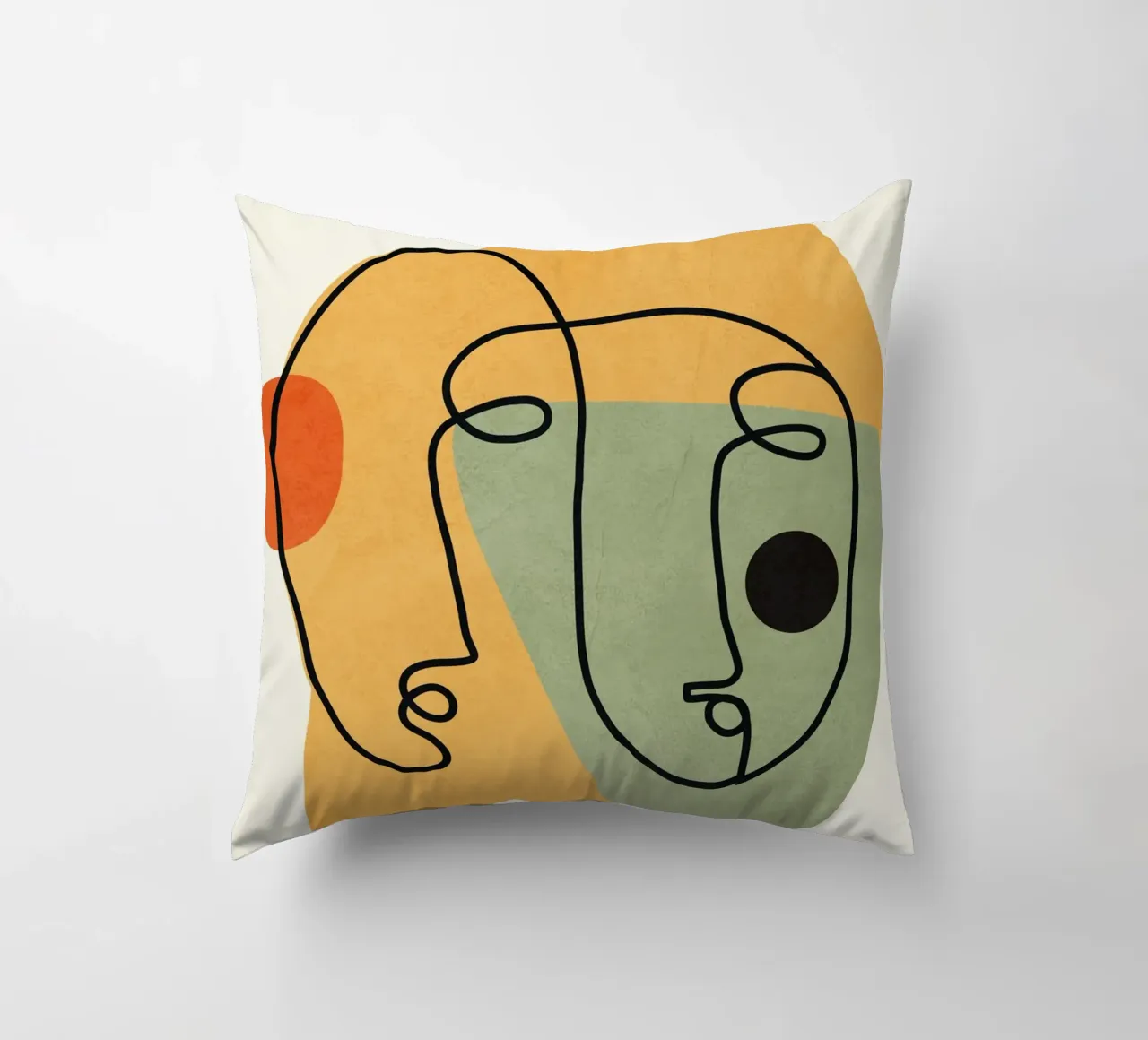Abstract Faces 13 cuscino da cityart