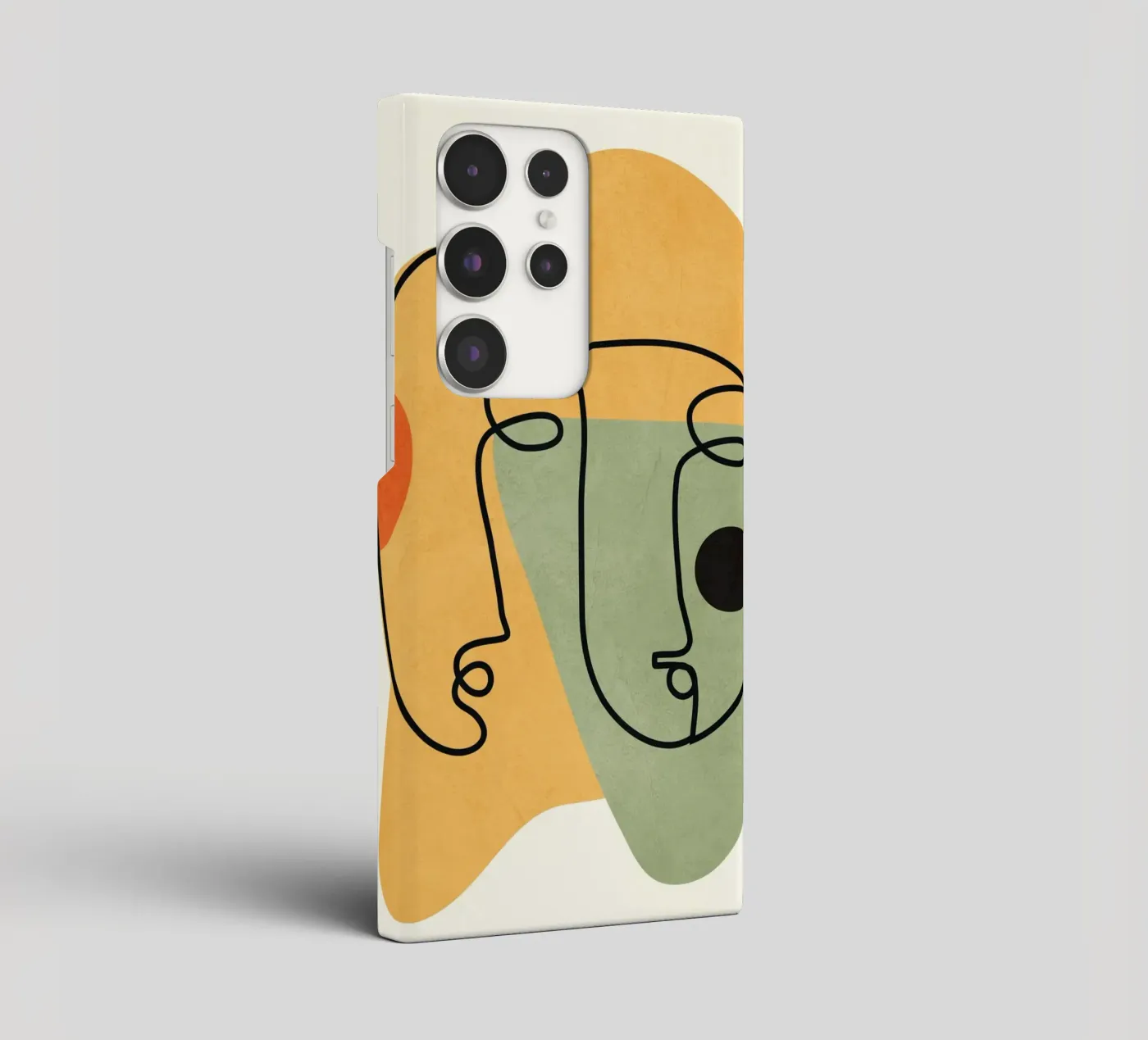 Abstract Faces 13 cover samsung da cityart