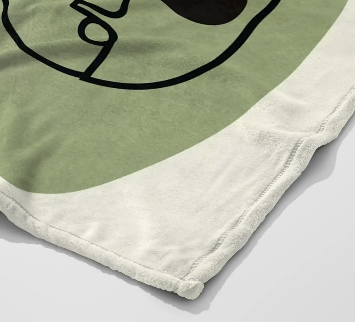 Abstract Faces 13 coperta in pile da cityart