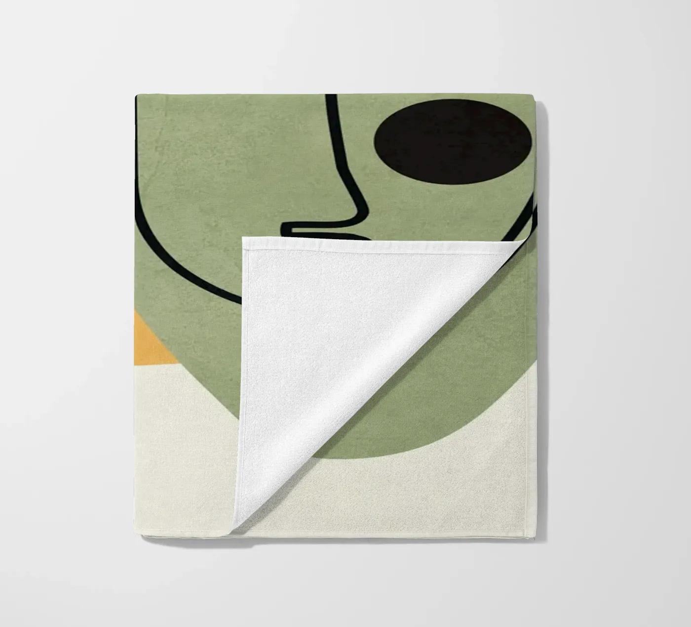 Abstract Faces 13 Strandtuch von cityart