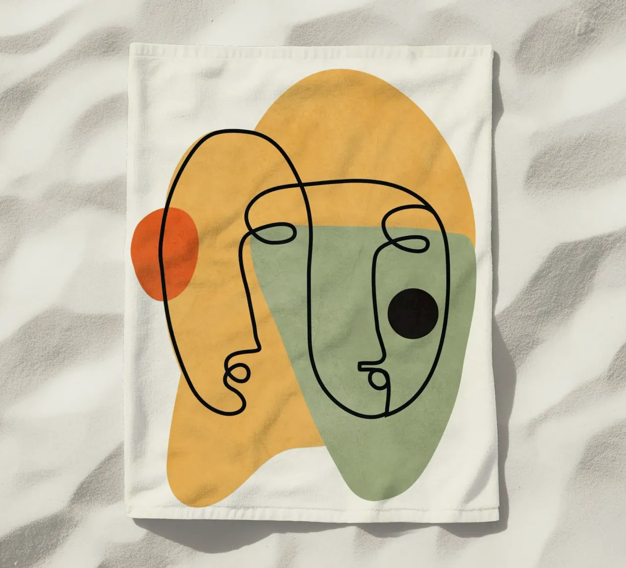 Abstract Faces 13 telo mare da cityart