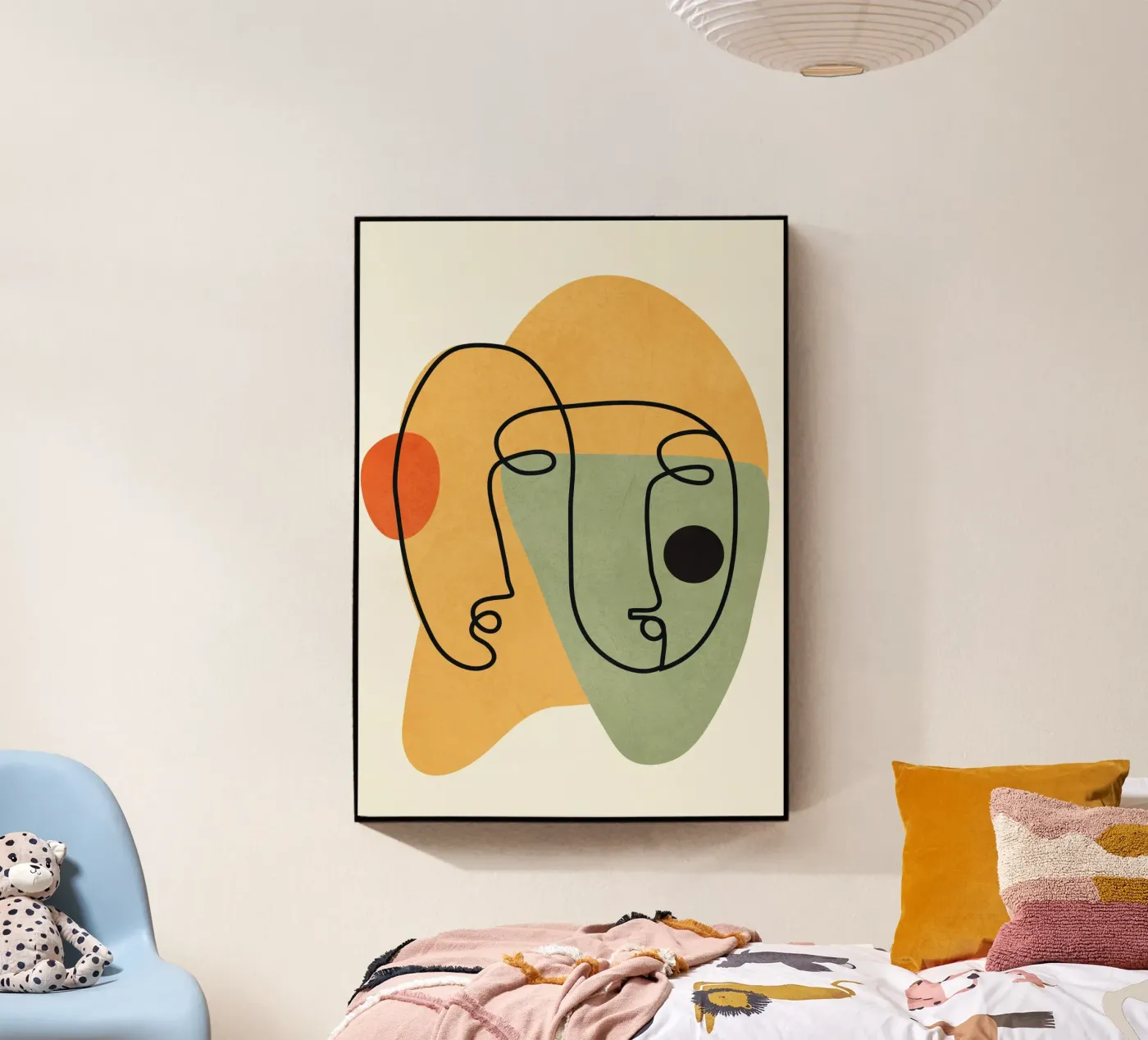 Abstract Faces 13 Acryl-Glas von cityart