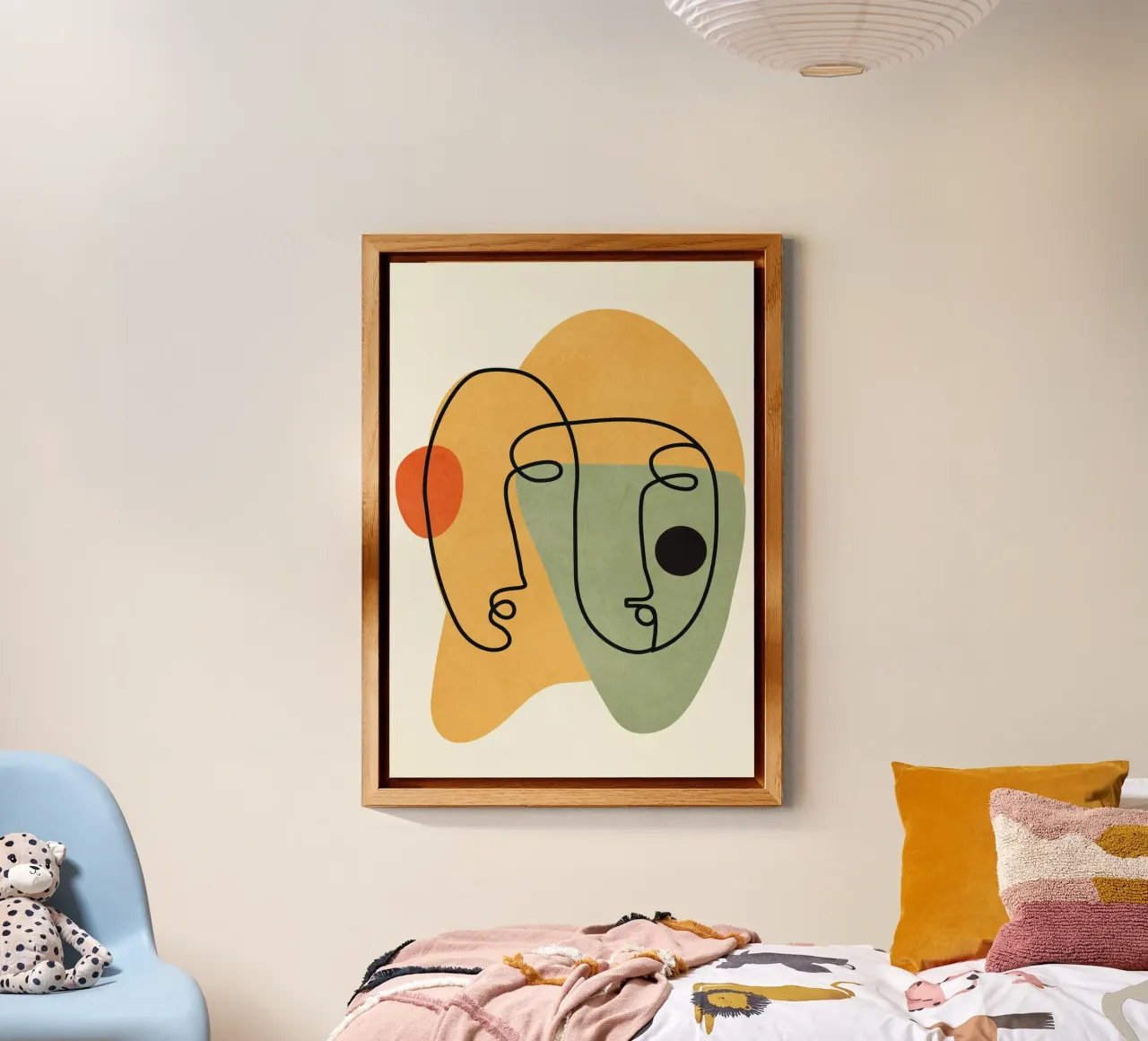 Abstract Faces 13 pannello forex da cityart