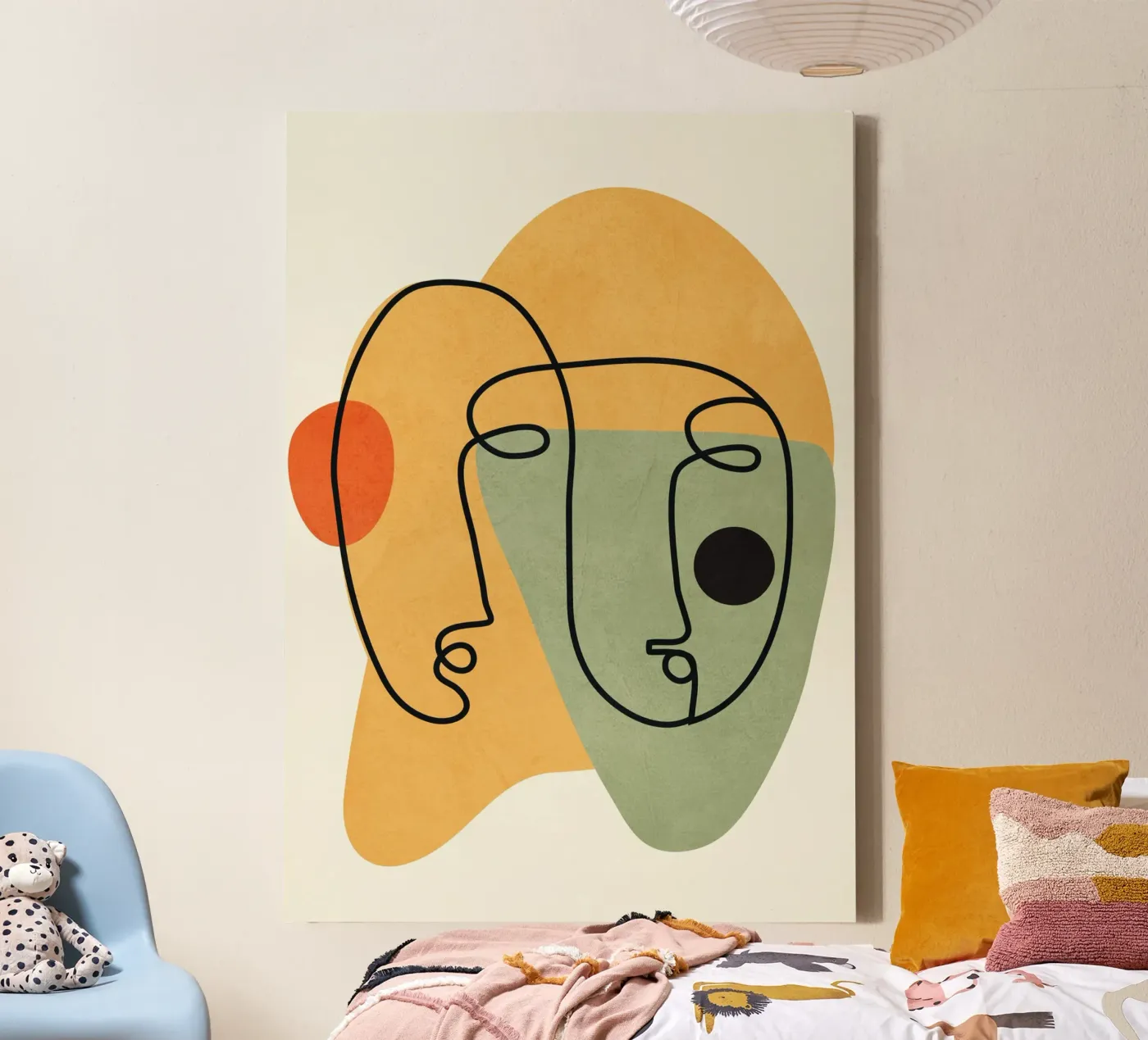 Abstract Faces 13 tela da cityart