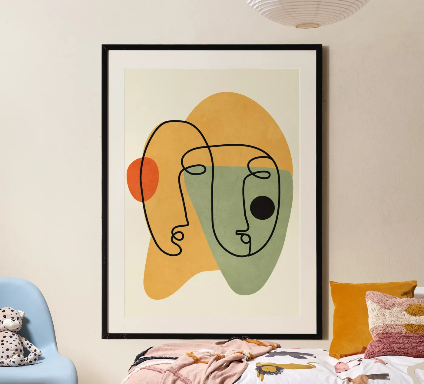 Abstract Faces 13 Poster von cityart