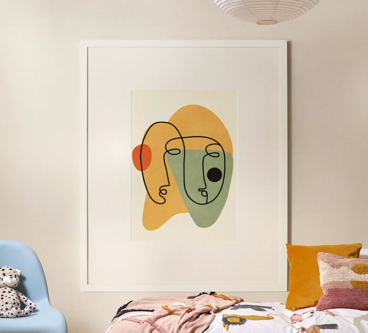 Abstract Faces 13 Poster von cityart
