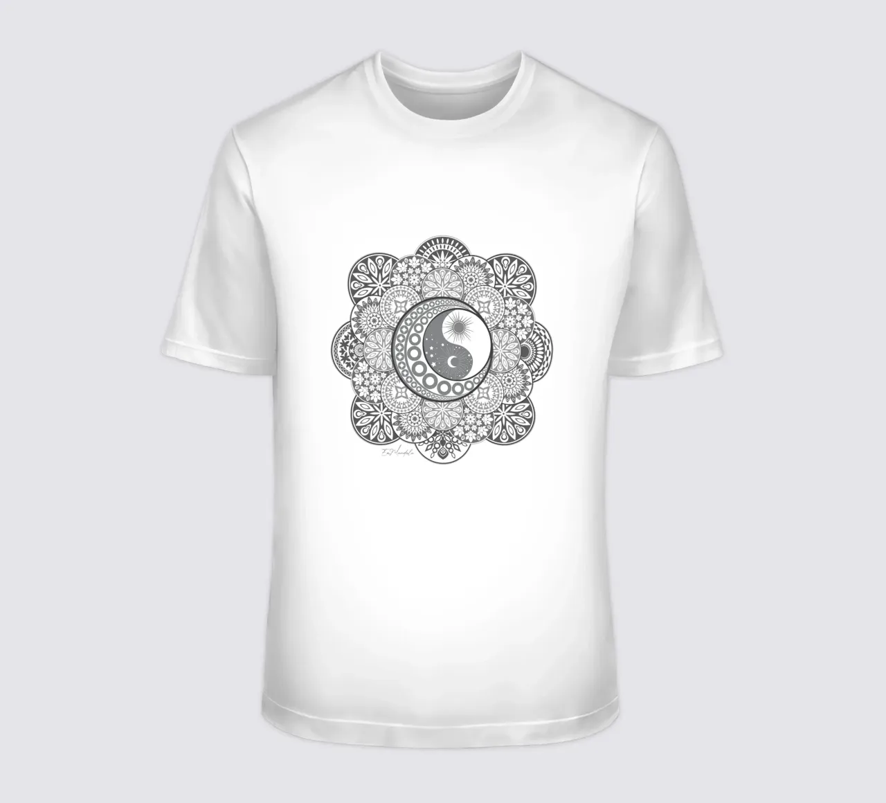 Mandala, yin e yang t-shirt da Collection “Esprit Mandala"