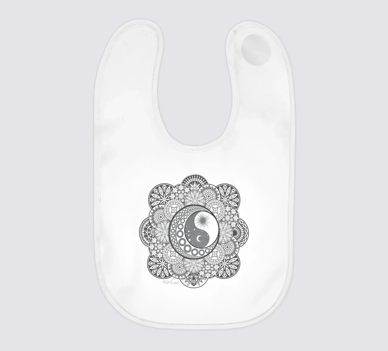 Mandala, yin e yang bavaglino da Collection “Esprit Mandala"