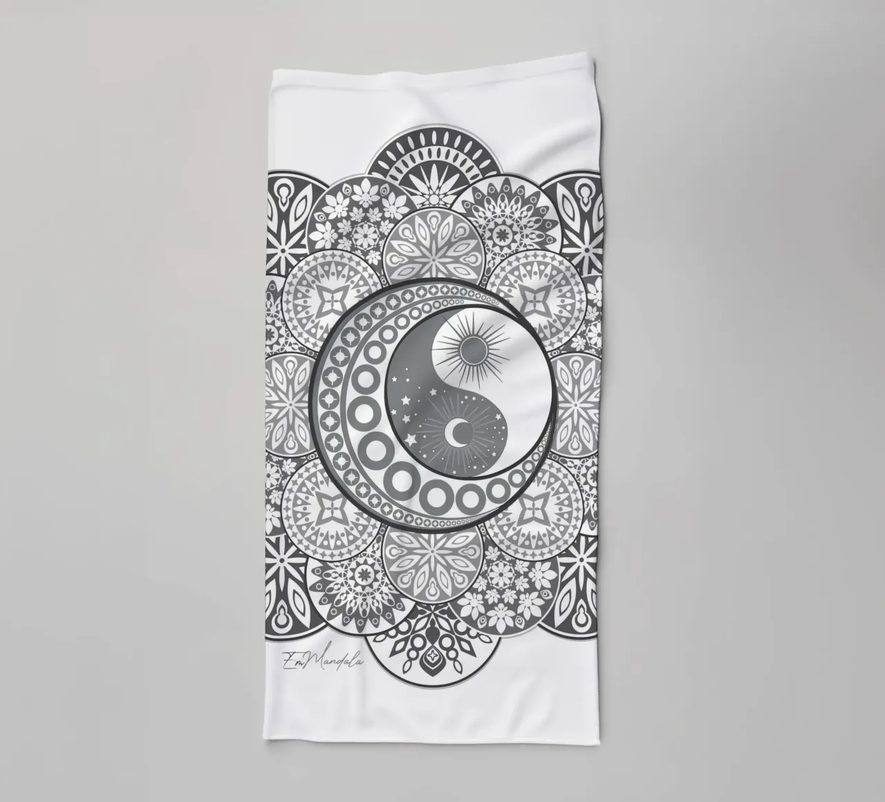 Mandala, yin e yang asciugamano da bagno da Collection “Esprit Mandala"