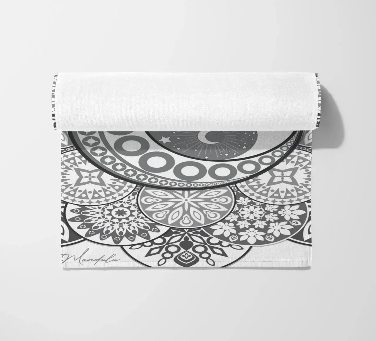 Mandala, yin e yang telo mare da Collection “Esprit Mandala"