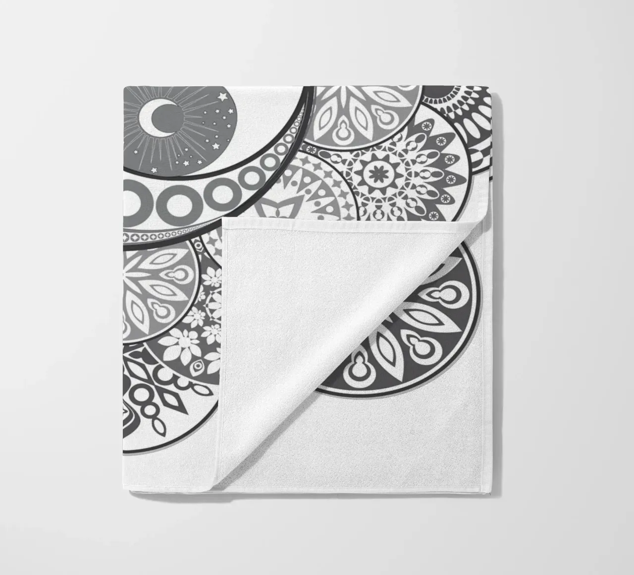 Mandala, yin e yang telo mare da Collection “Esprit Mandala"