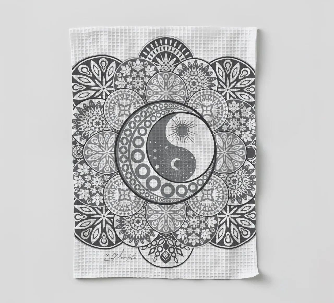 Mandala, yin e yang canovaccio da cucina da Collection “Esprit Mandala"