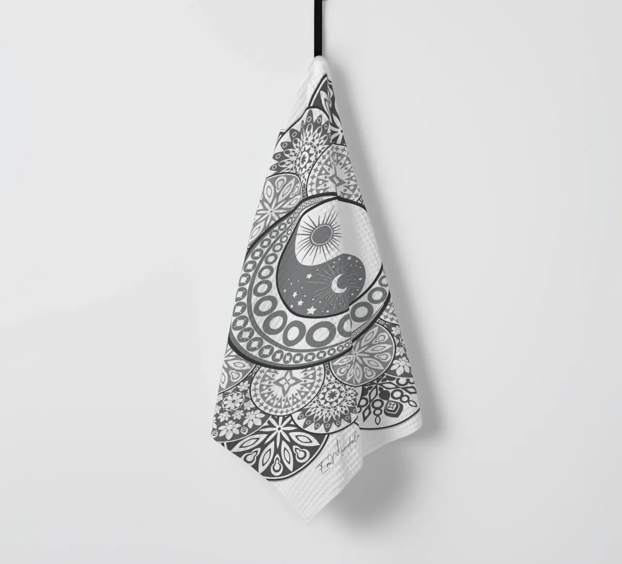 Mandala, yin e yang canovaccio da cucina da Collection “Esprit Mandala"
