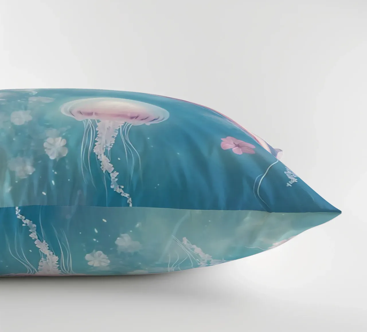 Sott'acqua, meduse e fiori sognano cuscino da Théïa's Fantasia World