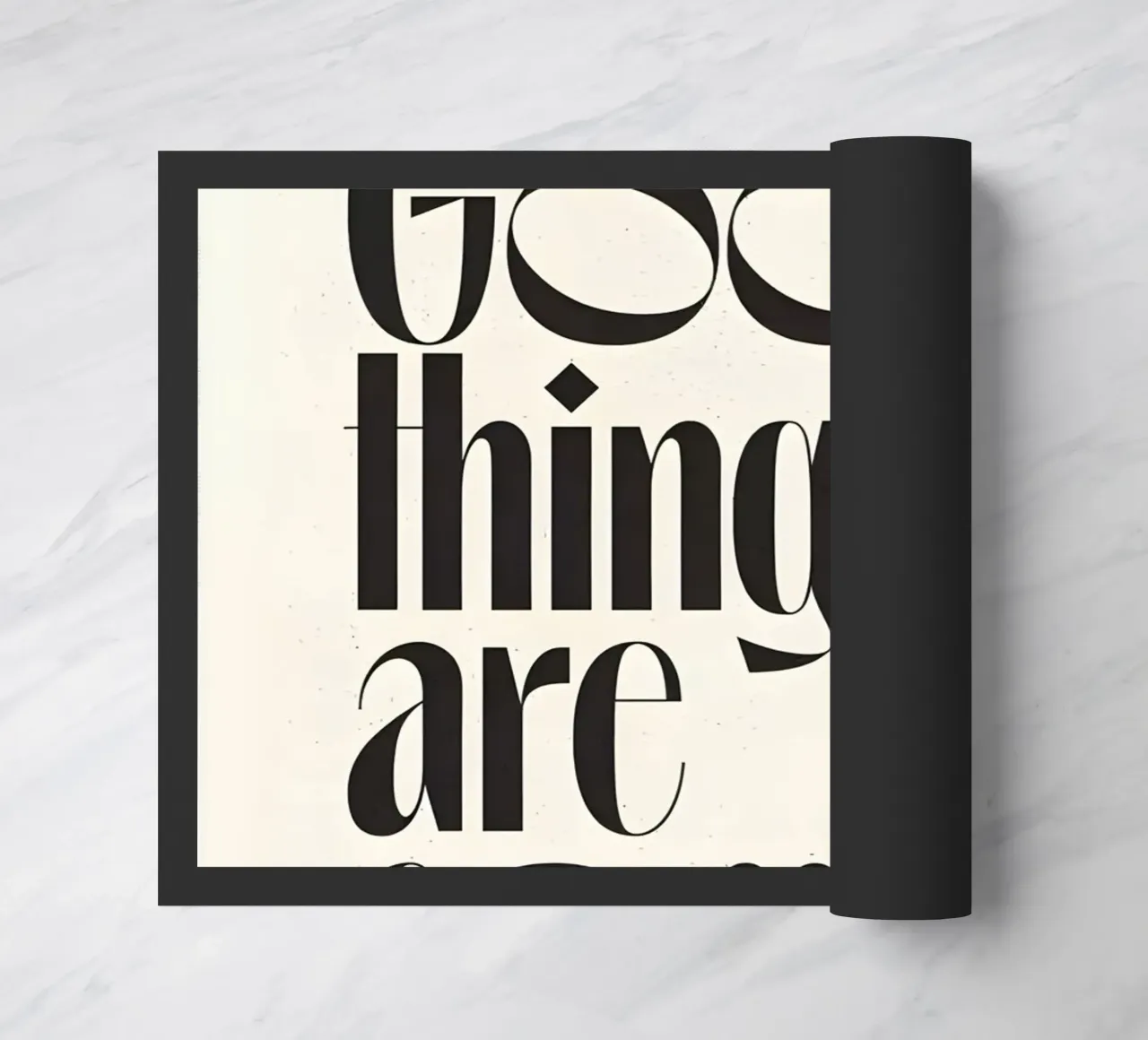 Good things are coming. zerbino da Type & Tape