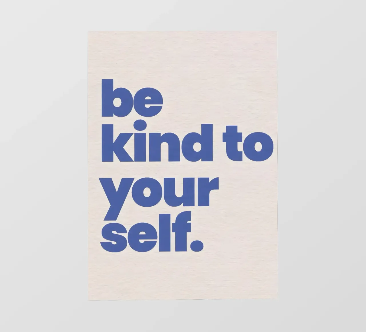 Be kind to yourself telo in pvc da Type & Tape