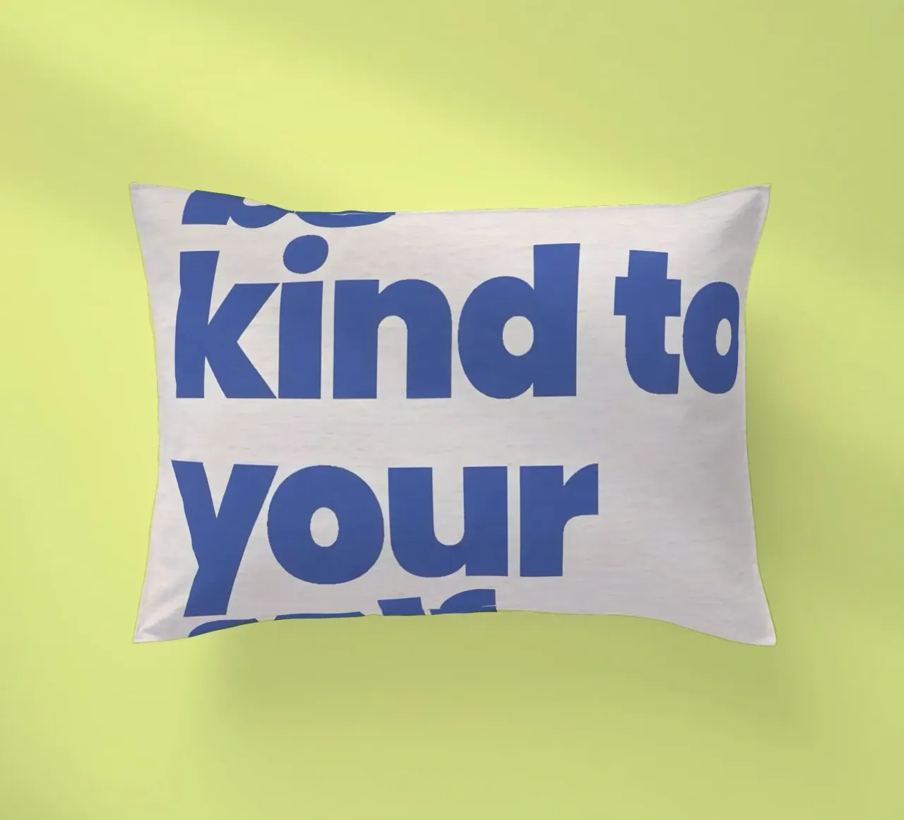 Be kind to yourself cuscino da Type & Tape