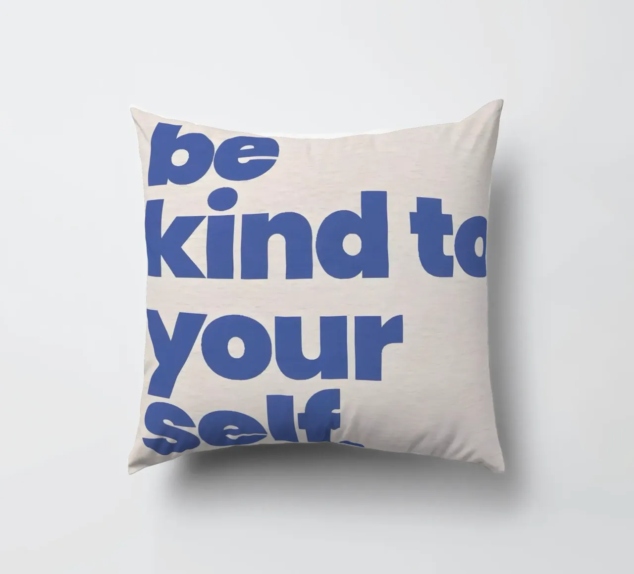 Be kind to yourself cuscino da Type & Tape