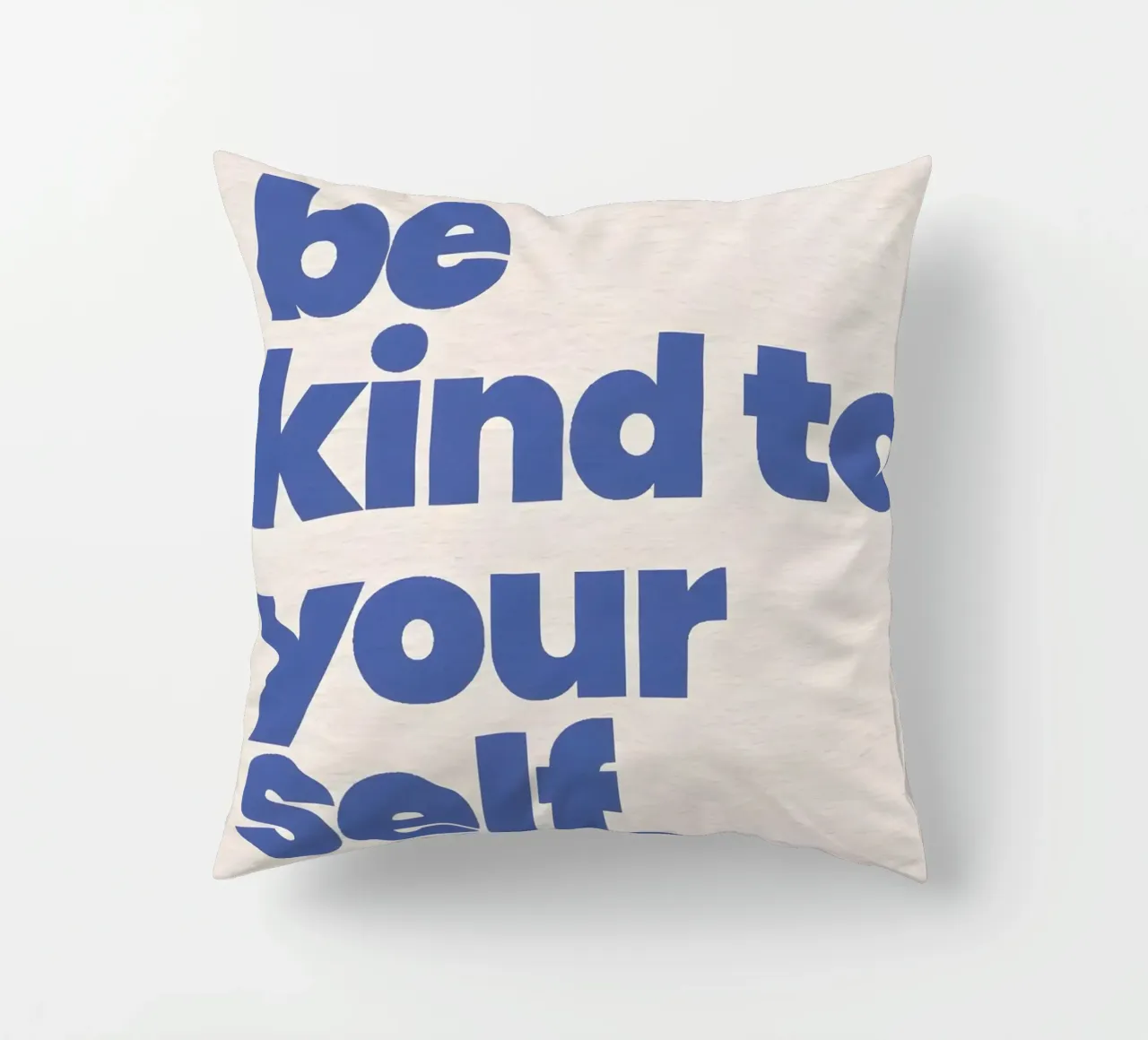 Be kind to yourself cuscino da Type & Tape