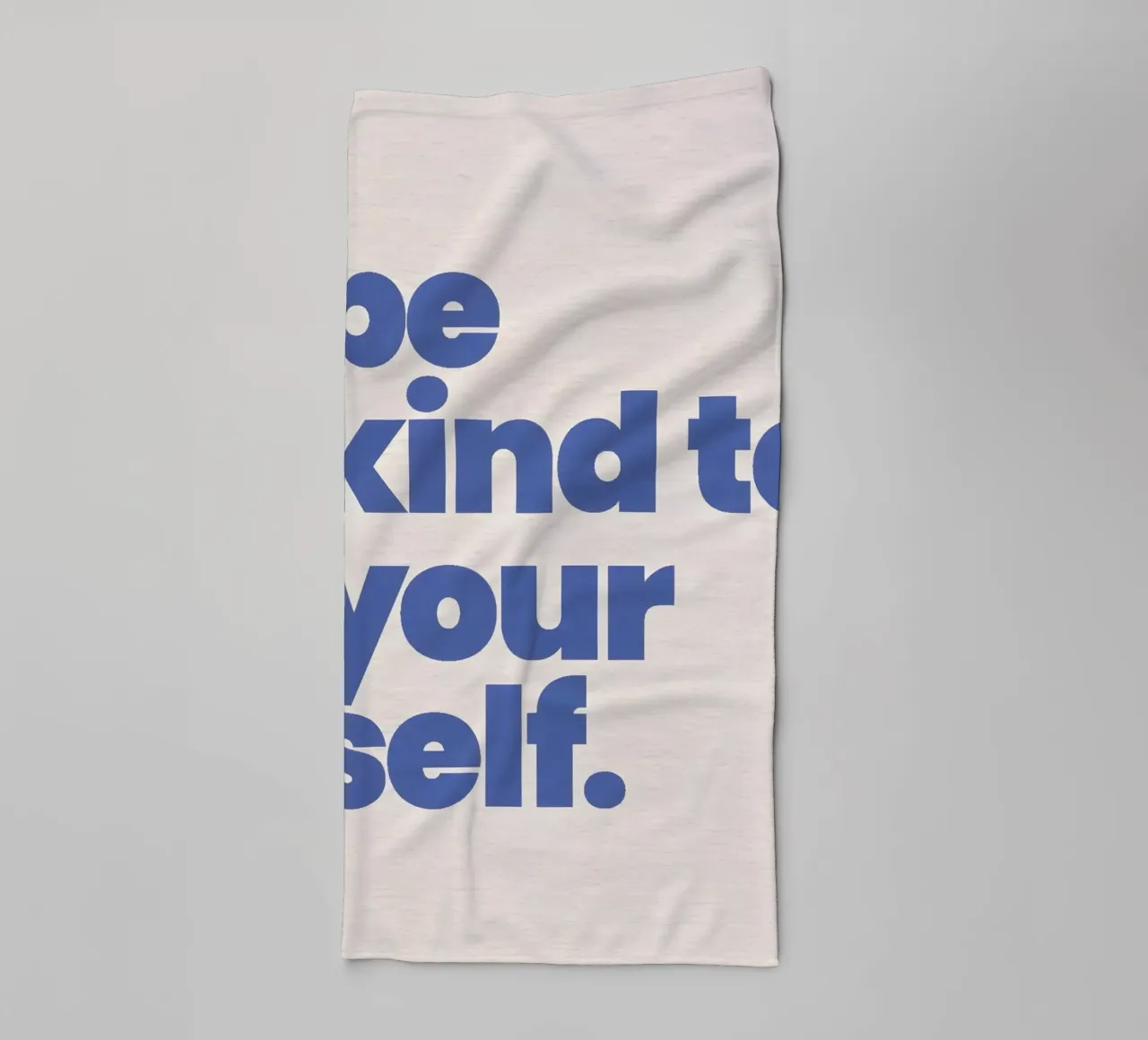 Be kind to yourself asciugamano da bagno da Type & Tape