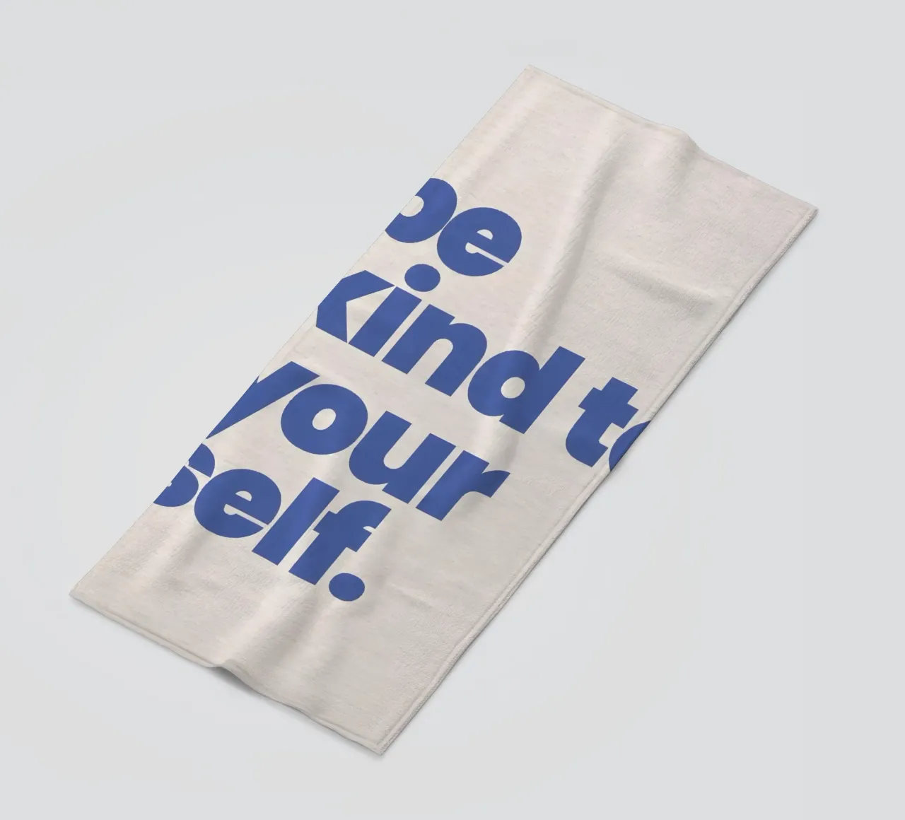 Be kind to yourself telo mare da Type & Tape