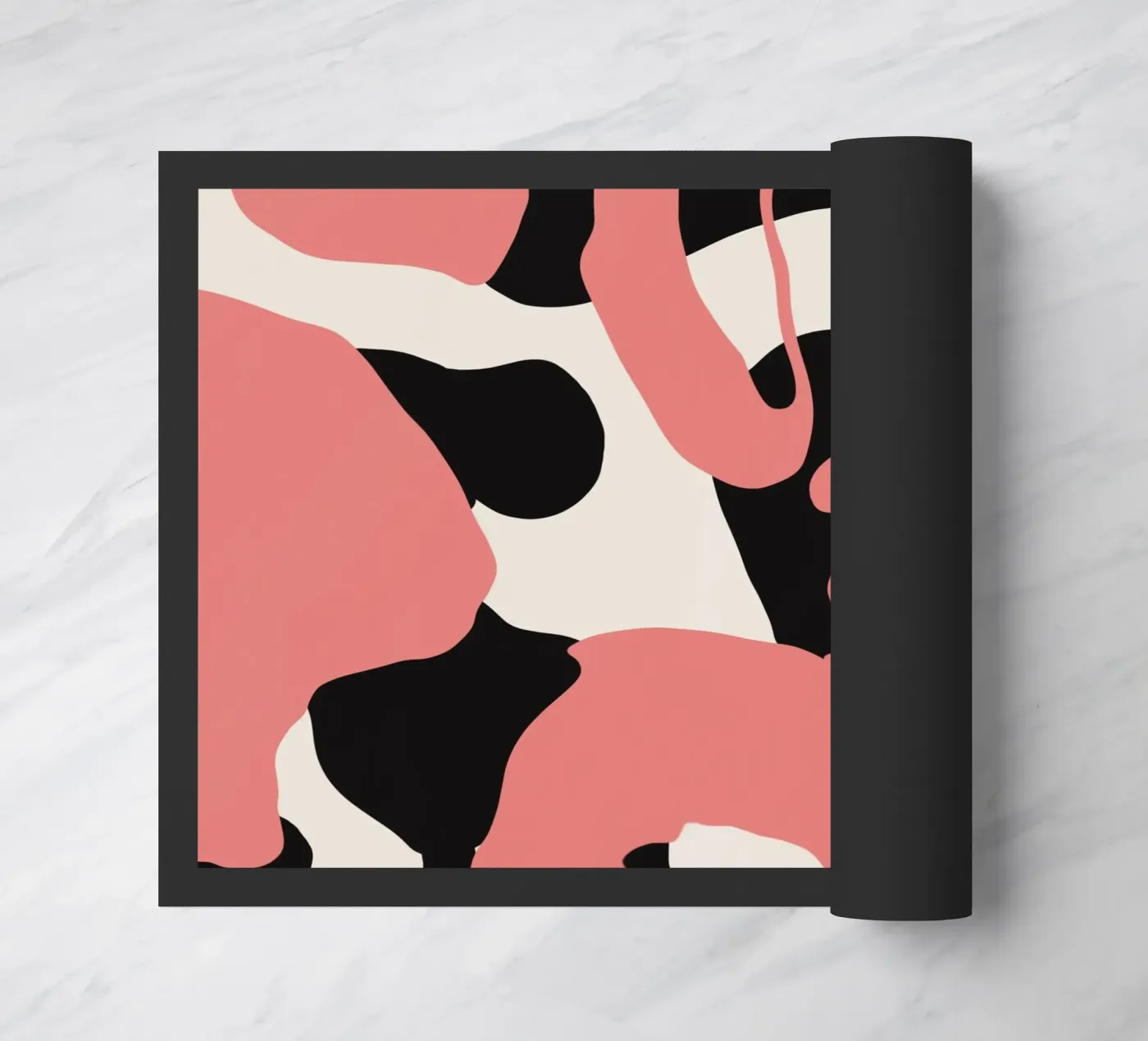 Fluid spots Fußmatte von Little Dean