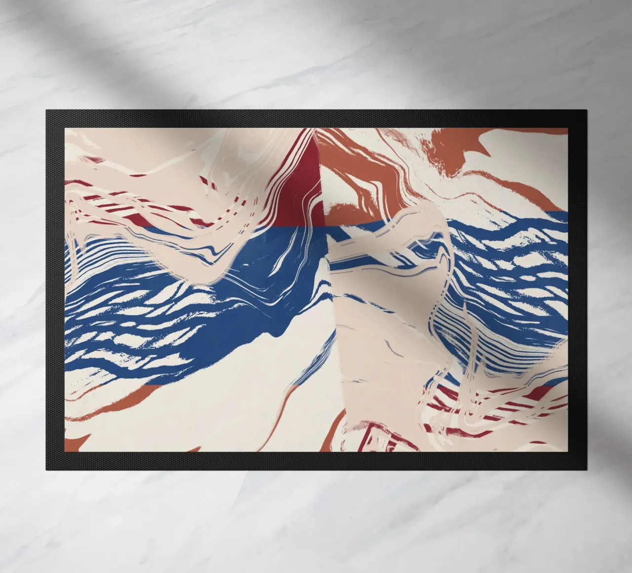 Fluid design 02 doormat by Little Dean