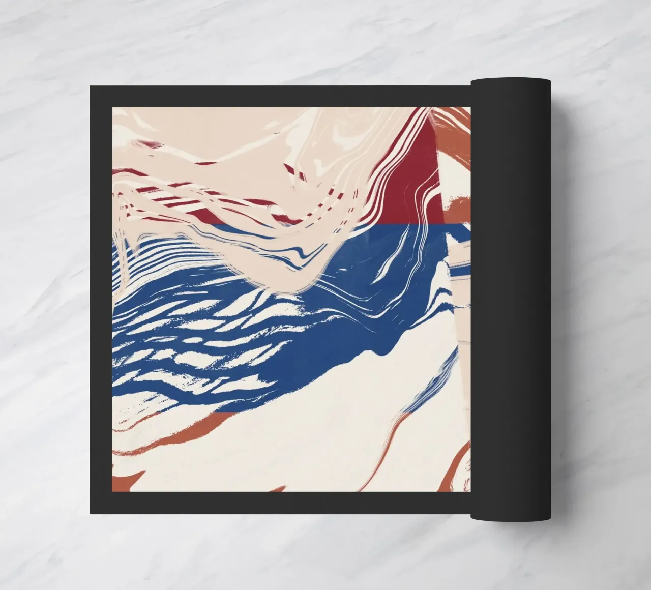 Fluid design 02 doormat by Little Dean
