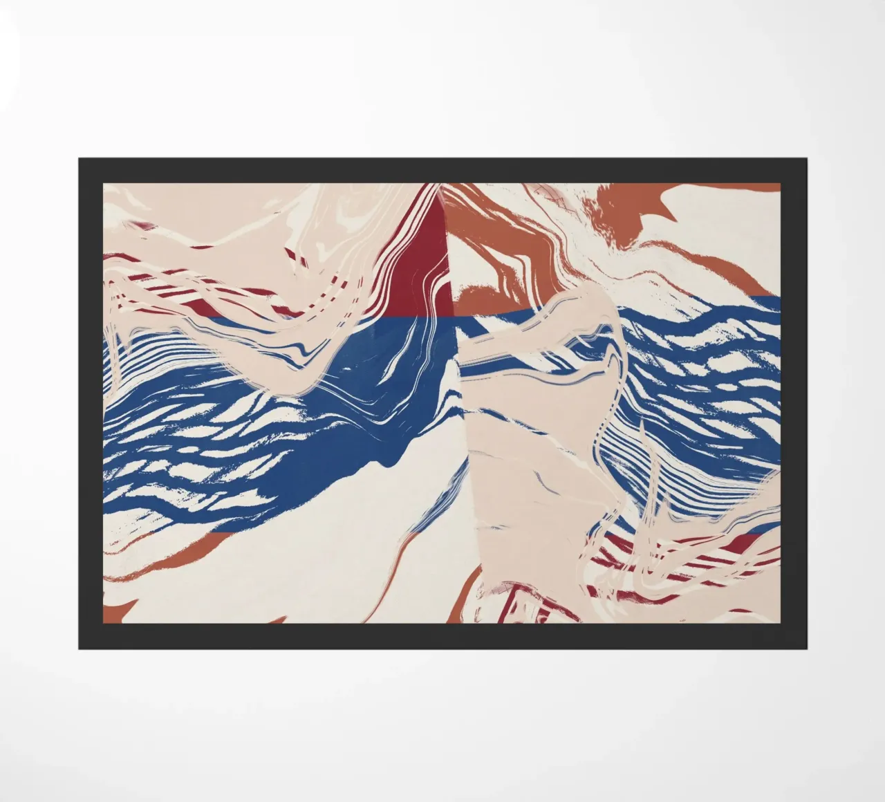 Fluid design 02 doormat by Little Dean