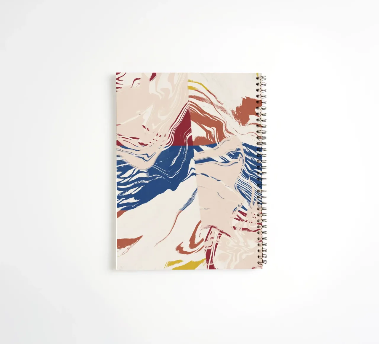 Fluid design 02 spiral notebook by Little Dean