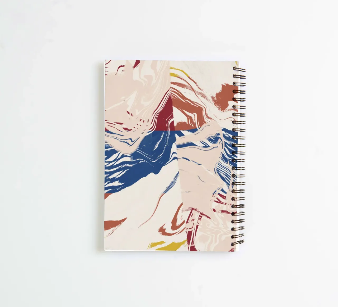 Fluid design 02 spiral notebook by Little Dean