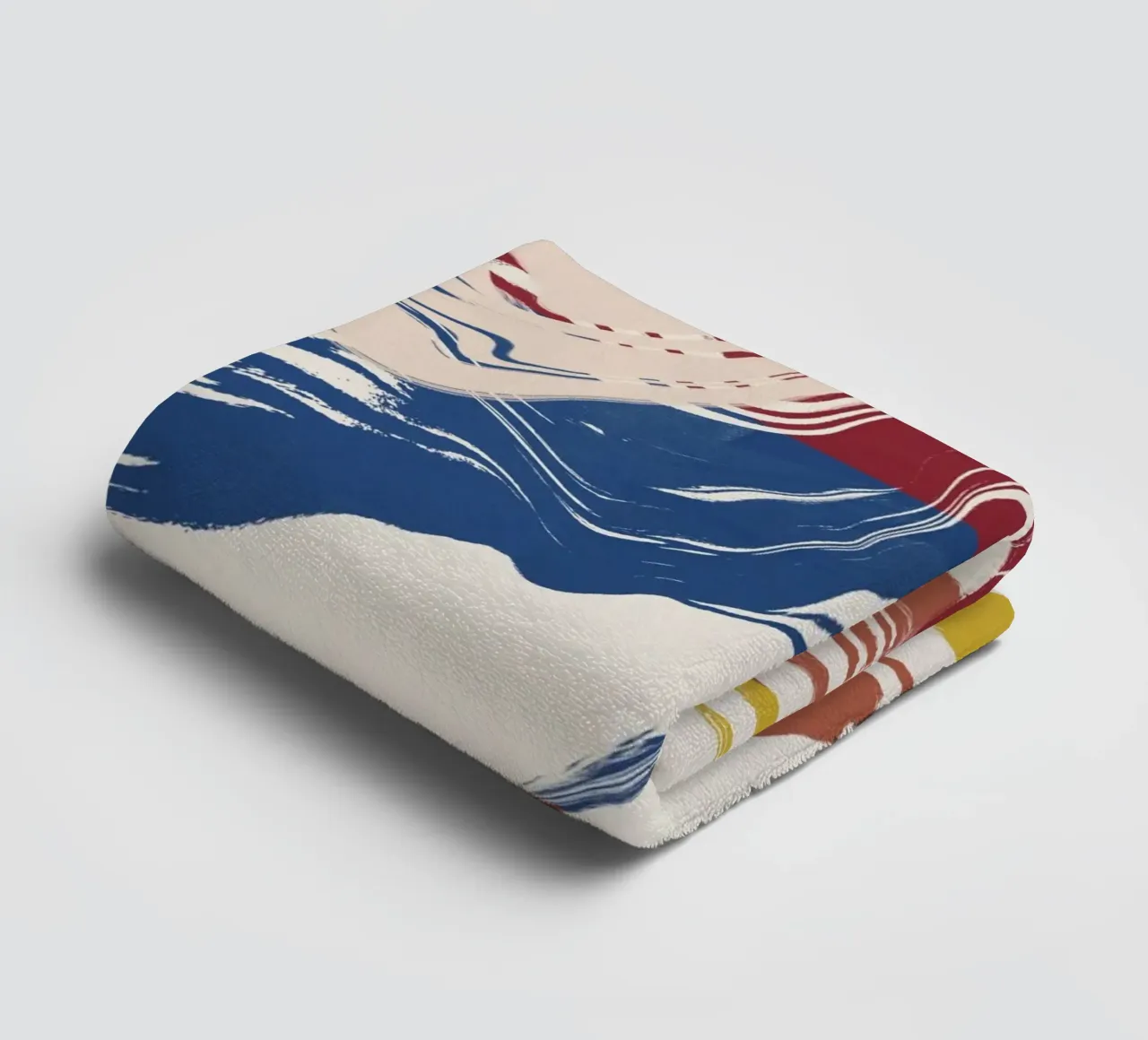 Fluid design 02 towel by Little Dean