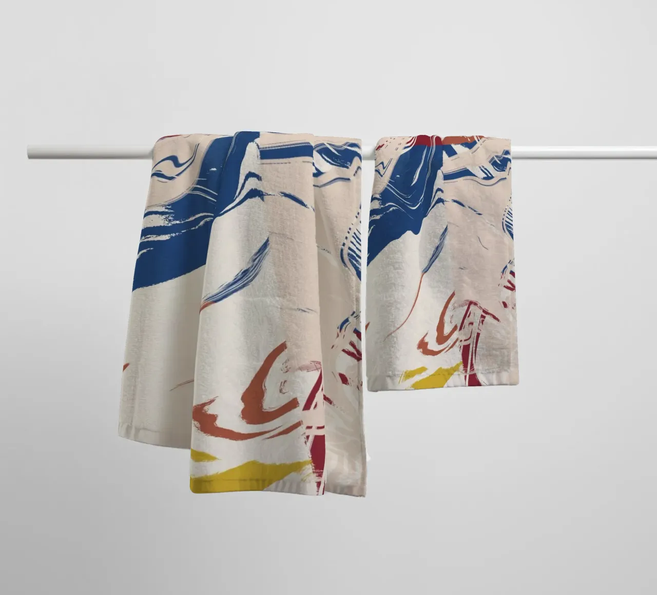 Fluid design 02 towel by Little Dean
