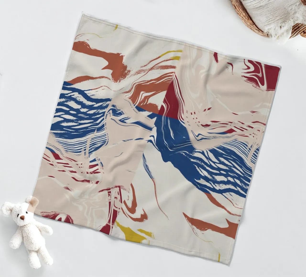 Design fluido 02 coperta in pile da Little Dean