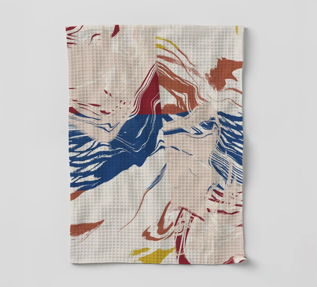 Fluid design 02 tea towel by Little Dean