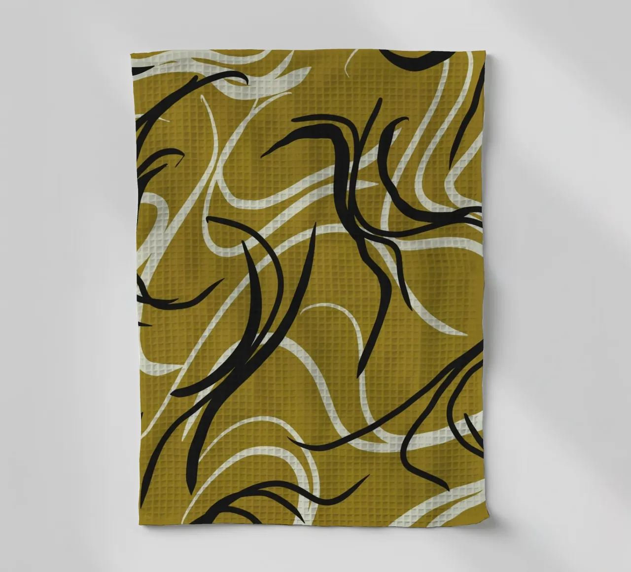 Fluid design 03 tea towel by Little Dean