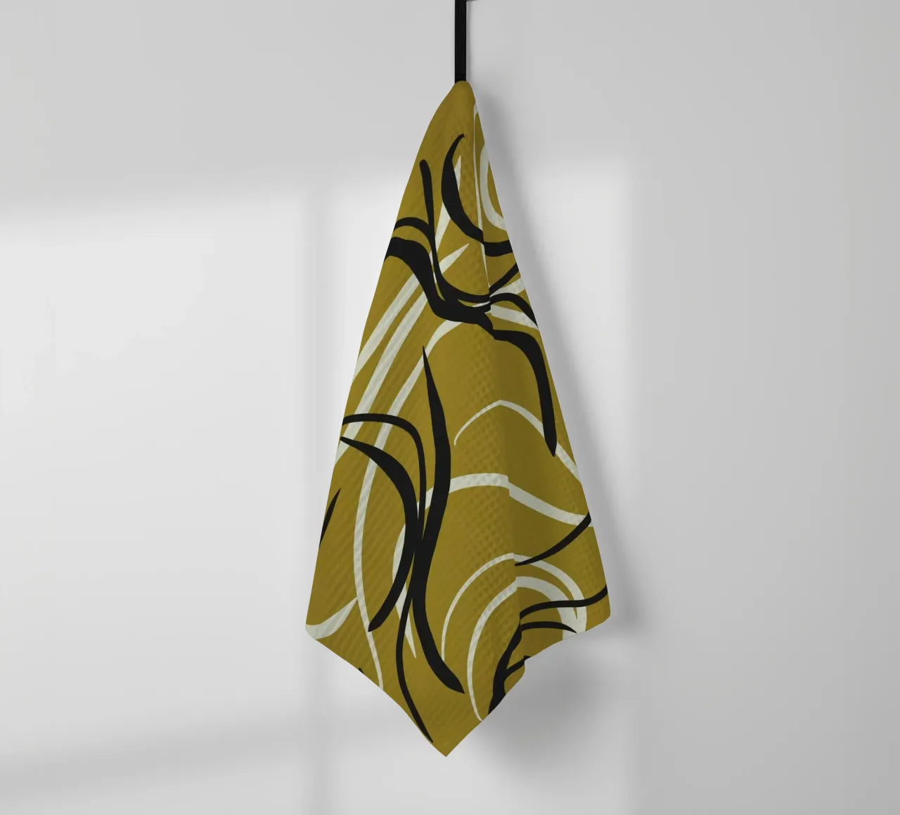 Fluid design 03 tea towel by Little Dean