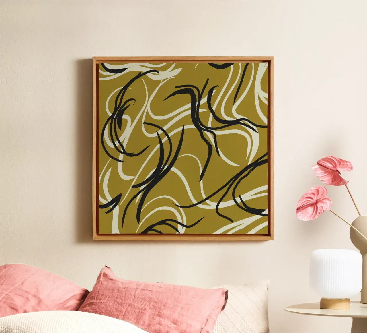 Fluid design 03 canvas by Little Dean