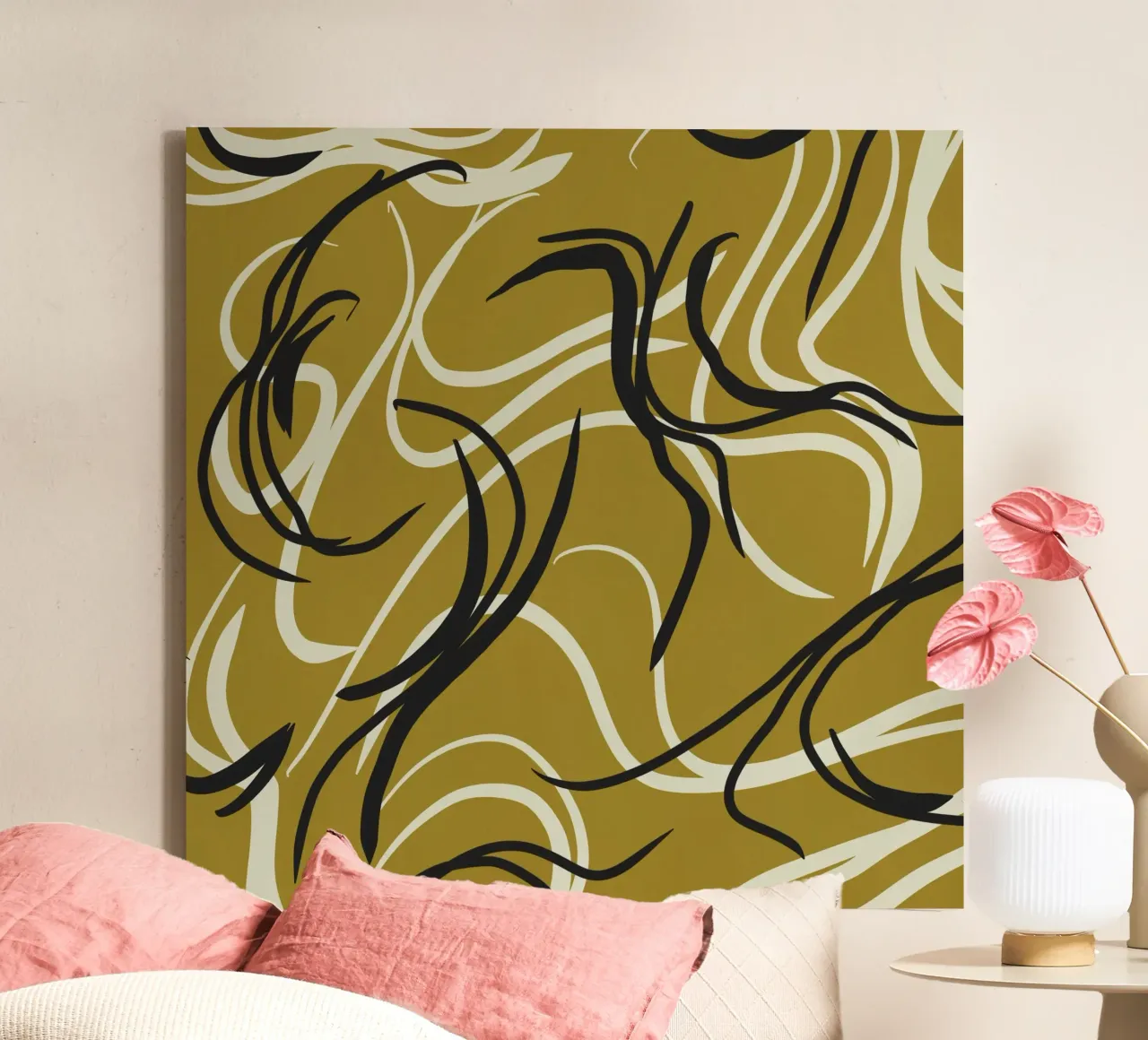 Fluid design 03 canvas by Little Dean