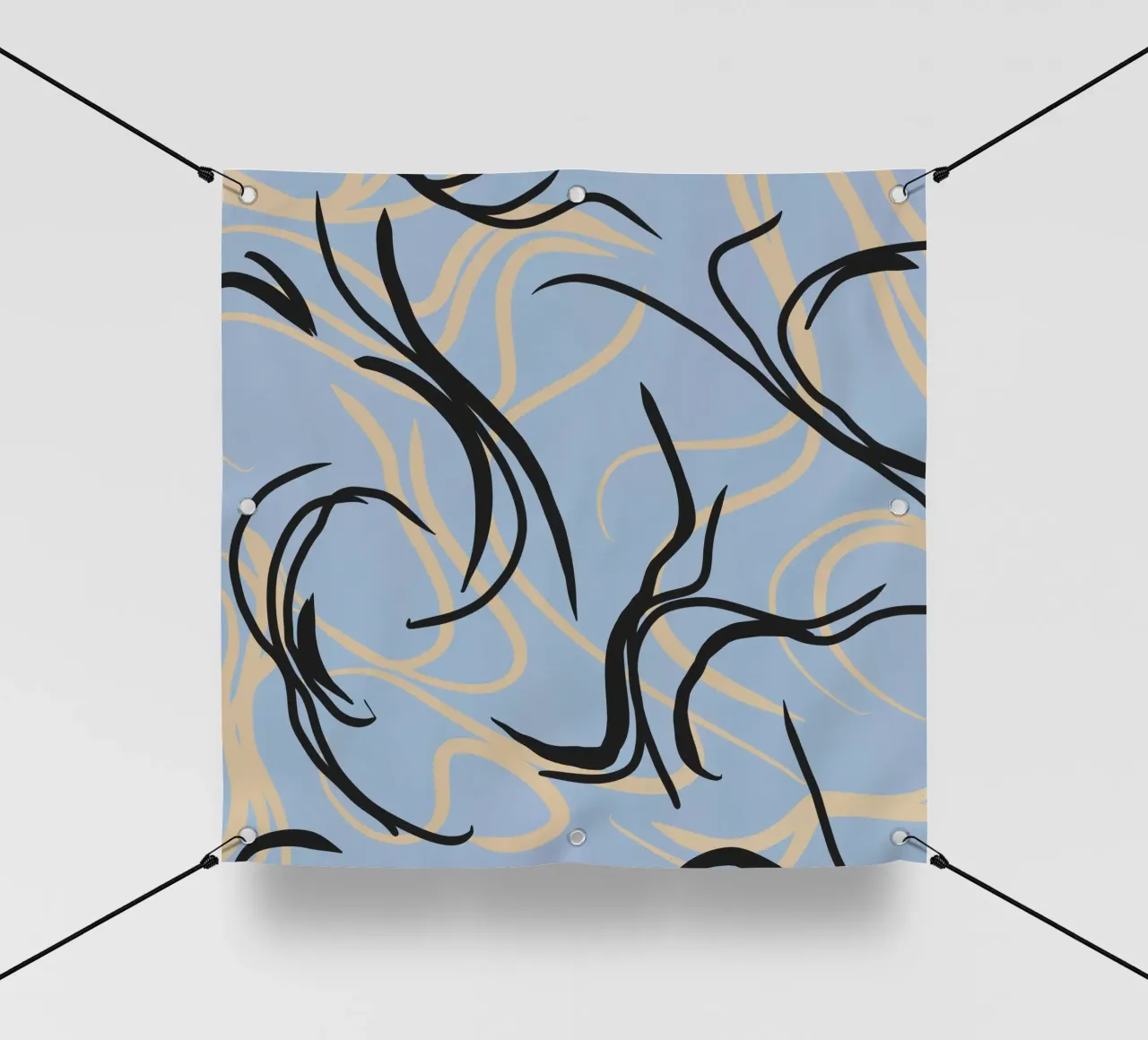 Design fluido 04 telo in pvc da Little Dean