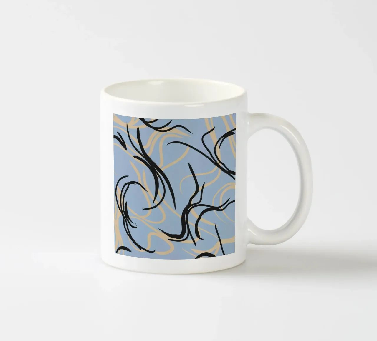Design fluido 04 tazza in ceramica da Little Dean