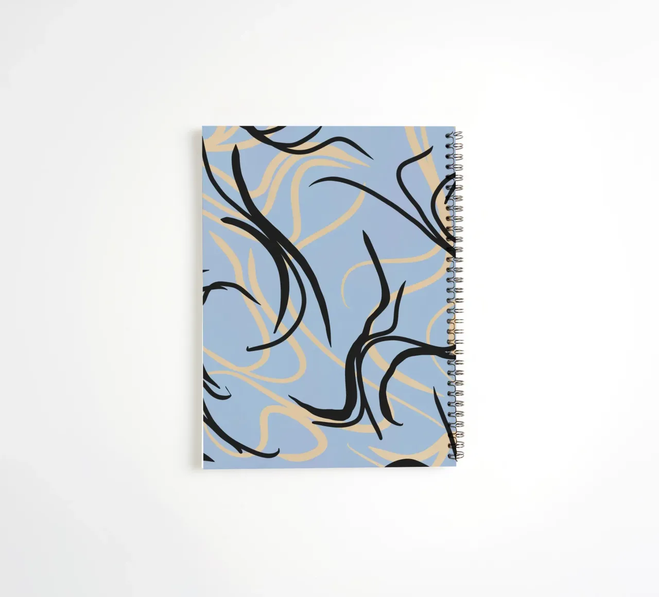 Fluid design 04 spiral notebook by Little Dean