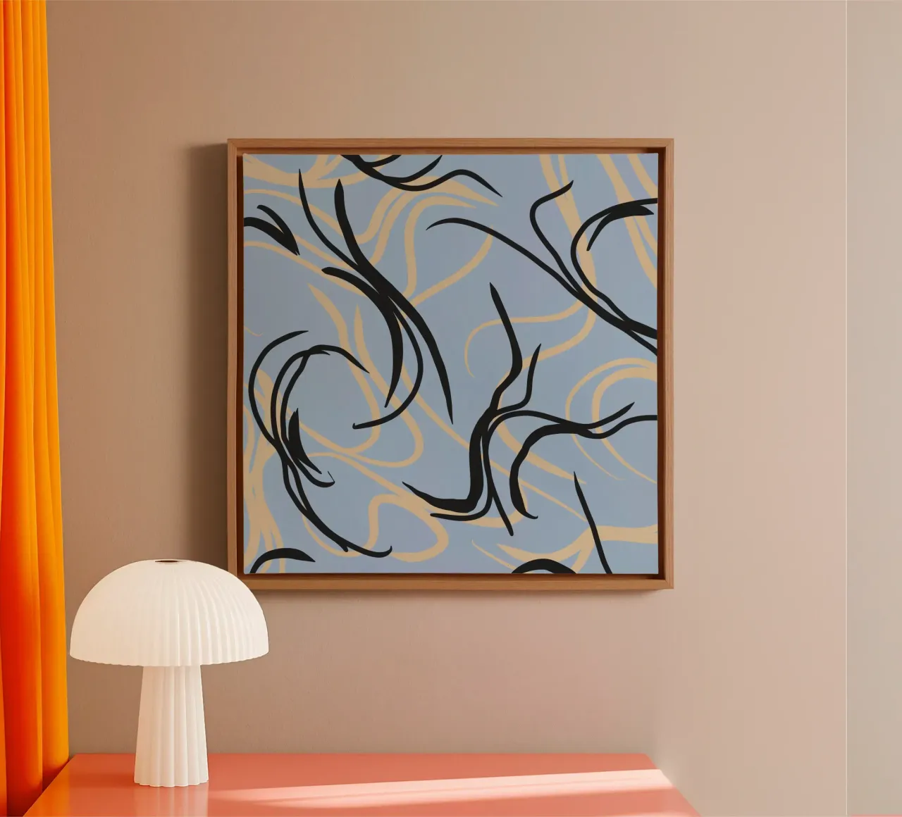 Fluid design 04 canvas by Little Dean