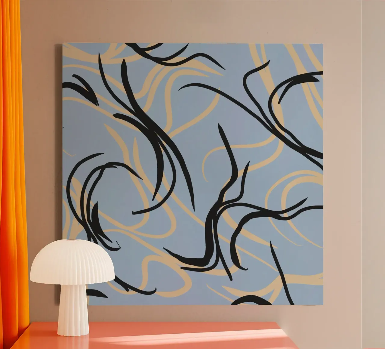 Fluid design 04 canvas by Little Dean
