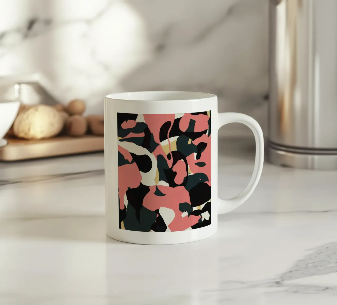 Macchie di fluido 02 tazza in ceramica da Little Dean