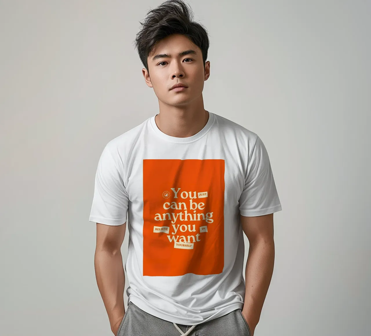 "You just can be anything you want. Believe in yourself." t-shirt da Type & Tape