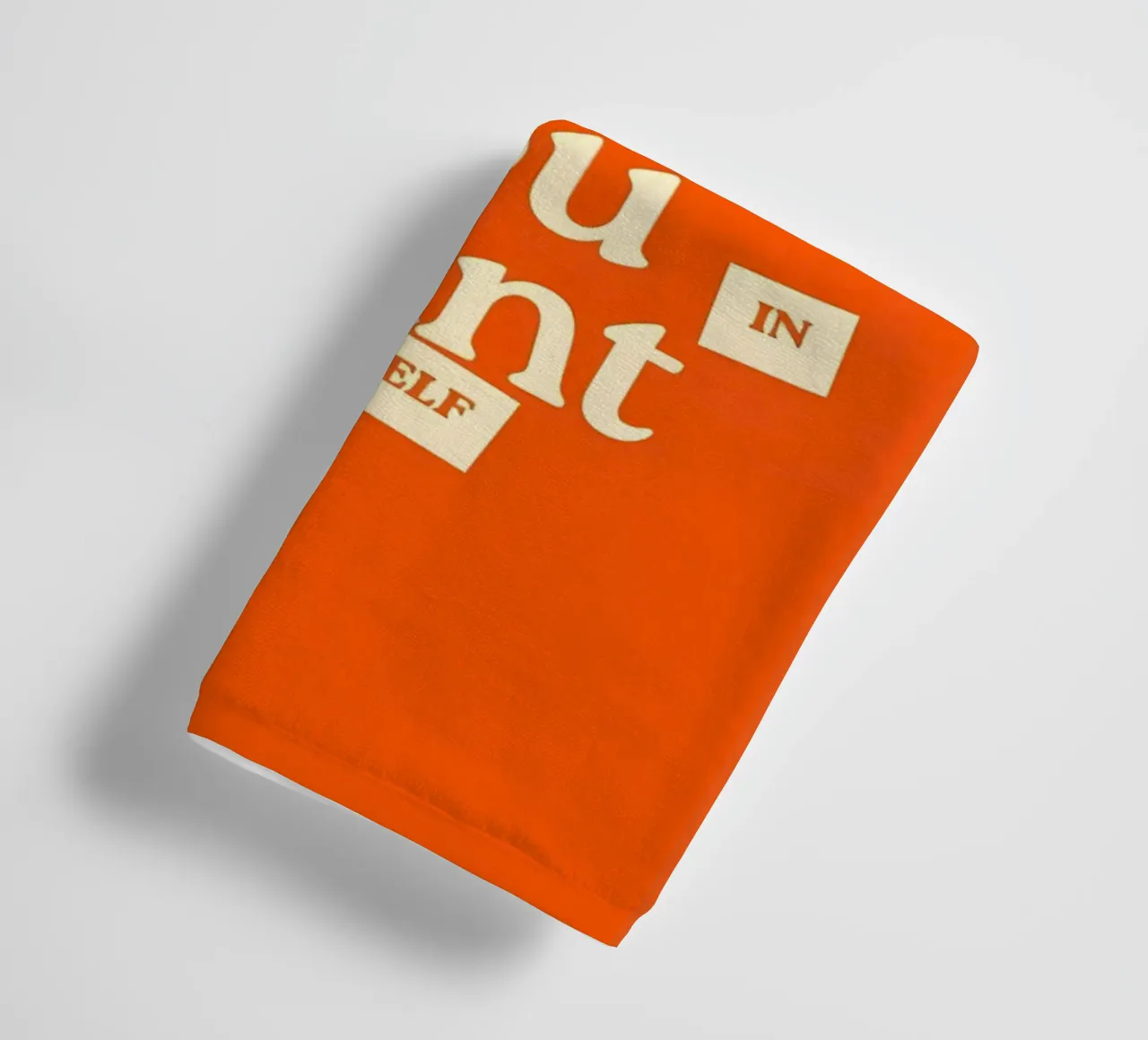 "You just can be anything you want. Believe in yourself." asciugamano da bagno da Type & Tape