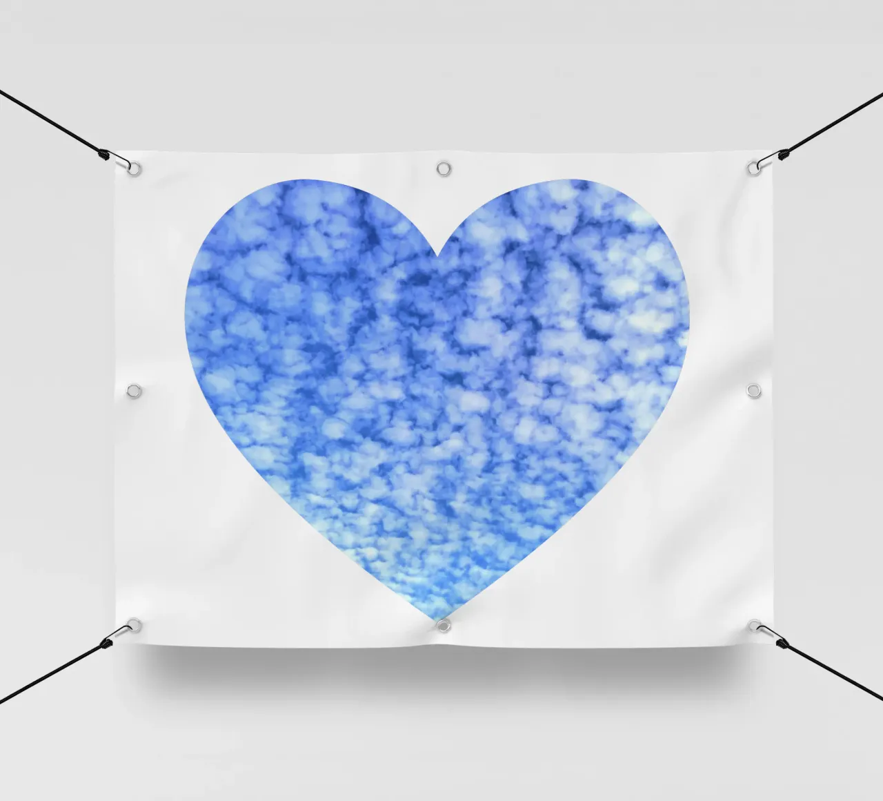 Herz aus Wolken (The sky is my favorite color) telo in pvc da Frida + frei