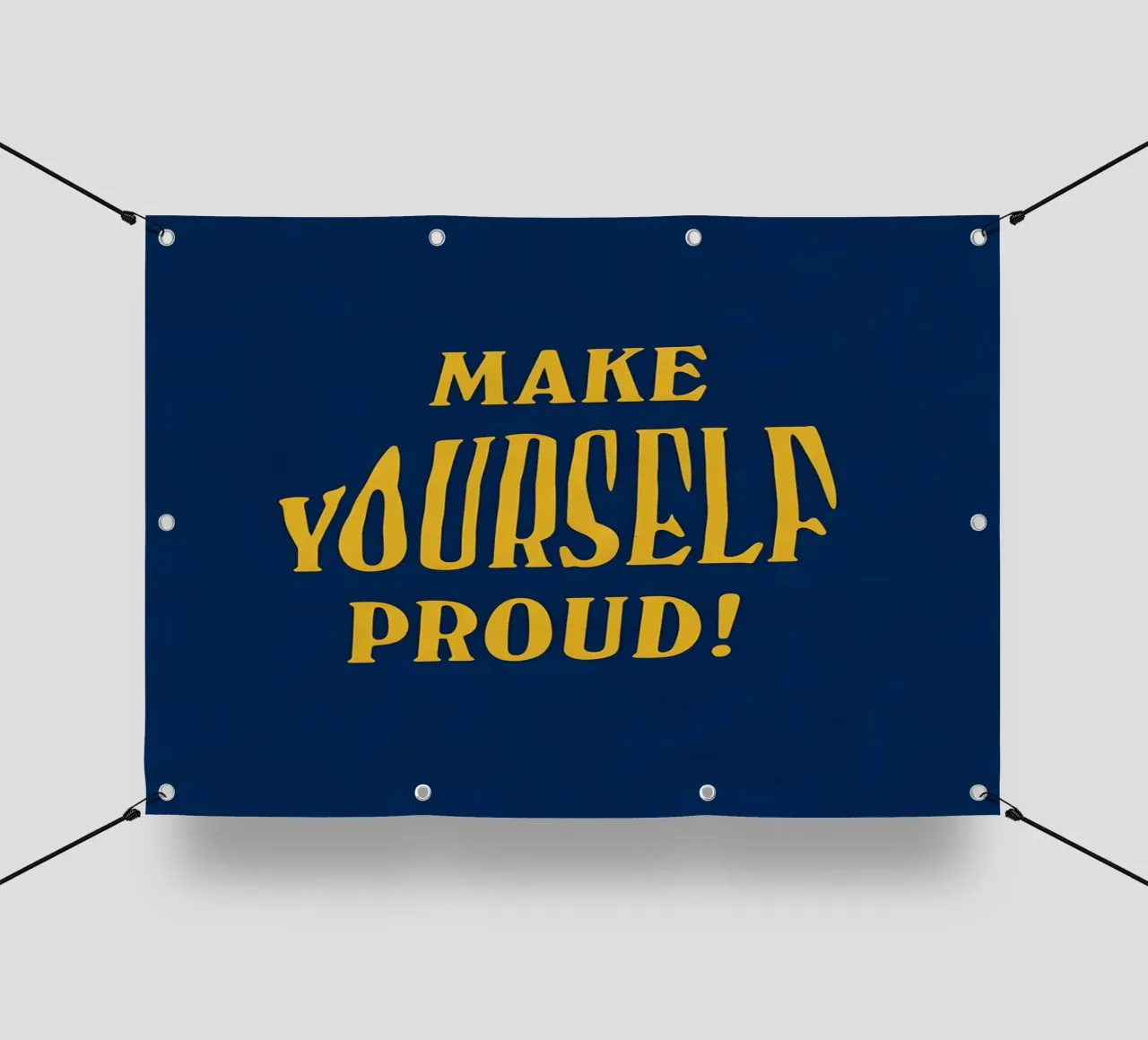 MAKE YOURSELF PROUD! telo in pvc da Type & Tape
